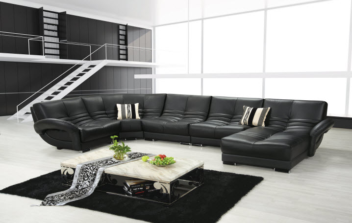 Sofa da cao cấp nhập khẩu Hải Phòng